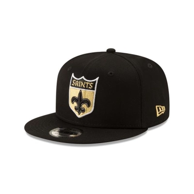 New Orleans Saints Gorra | New Era NFL 9fifty Snapback Cap Mexico - Negros